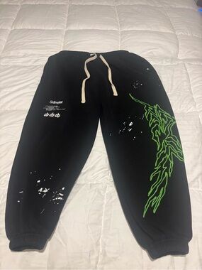 Civilregime Black Streetwear Jogger Sweatpants Size Medium